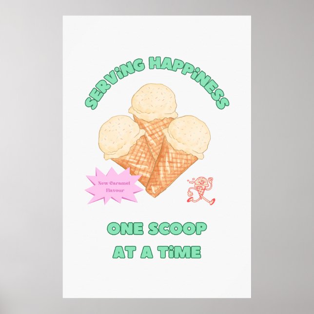 Serving Happiness Poster (Front)