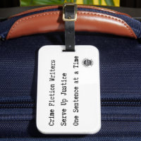 Serving Justice Luggage Tag