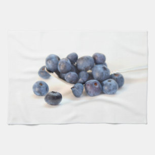 Serving of Blueberries Kitchen Towel
