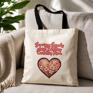 Serving Snacks & Endless Cuddles Mum Life Tote Bag