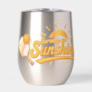 Serving Up Sunshine   Sunny Pastel Pickleball Life