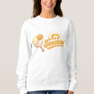 Serving Up Sunshine - Sunny Pastel Pickleball Life Sweatshirt