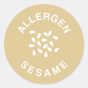 Sesam Allergen Label