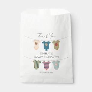 Sesame Pals Bodysuits Baby Shower Thank You Favour Bags