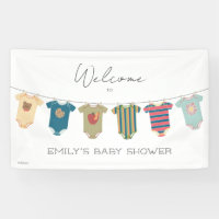 Sesame Pals Bodysuits Baby Shower Welcome