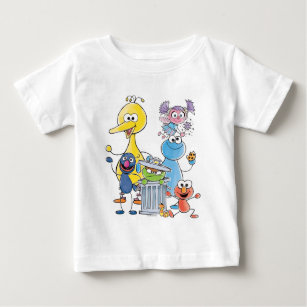 Sesame Pals Doodley Graphic Baby T-Shirt