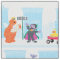 Sesame Pals Walking Along Sesame Street Pattern