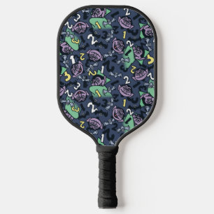 Sesame Sesame Count von Count Doodle Pattern Pickleball Paddle