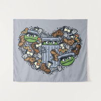 Sesame Sesame | Oscar the Grouch Doodle Heart