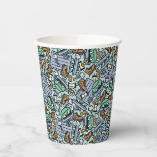 Sesame Sesame Oscar the Grouch Pattern Paper Cups