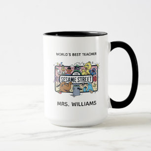 Sesame Sesame Sesame Pals Add Your Text Mug