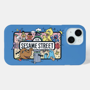 Sesame Sesame   Sesame Pals Doodle Sign iPhone 15 Case