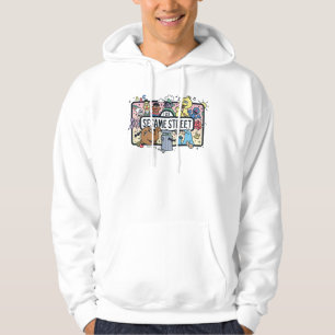 Sesame Sesame Sesame Pals Doodle Sign Hoodie
