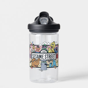 Sesame Sesame Sesame Pals Doodle Sign Water Bottle