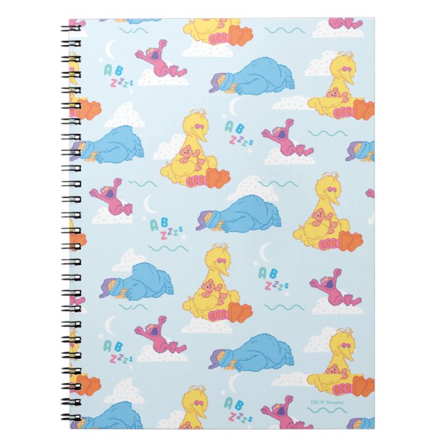 Sesame Sleepy Time Pattern Notebook (Front)
