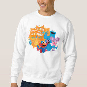 Sesame Street   A Furry Festival of Lights! Sweatshirt