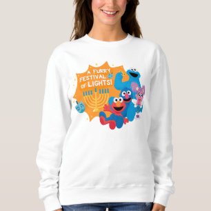 Sesame Street   A Furry Festival of Lights! Sweatshirt
