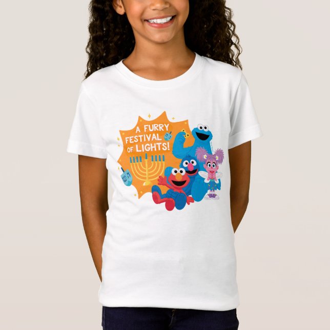 Sesame Street | A Furry Festival of Lights! T-Shirt (Front)