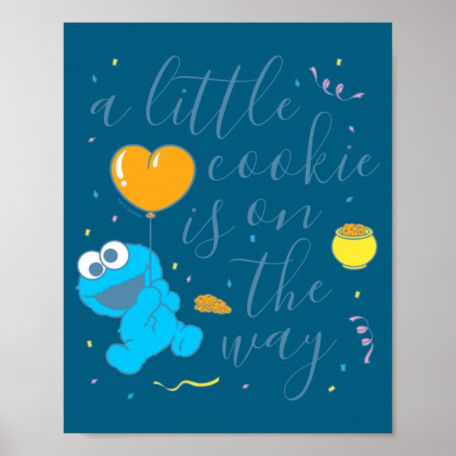 Sesame Street A Little Cookie Is On The Way  Poster (Front)
