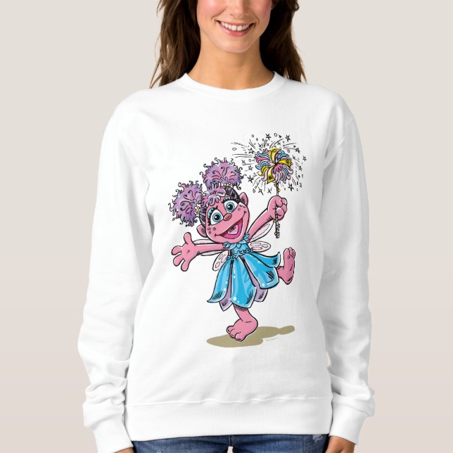 Sesame Street Abby Cadabby Retro Art Sweatshirt (Front)