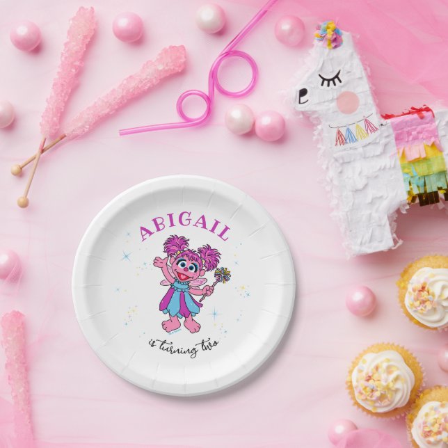 Sesame Street Abby Cadabby Sparkles Birthday Paper Plate (Party)