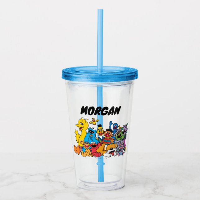 Sesame Street | Add Name Acrylic Tumbler (Front)