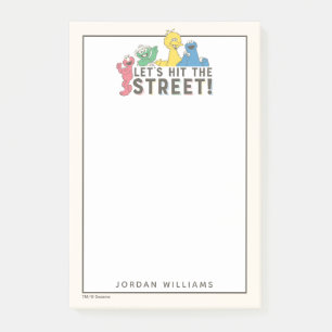 Sesame Street   Add Your Name Post-it Notes