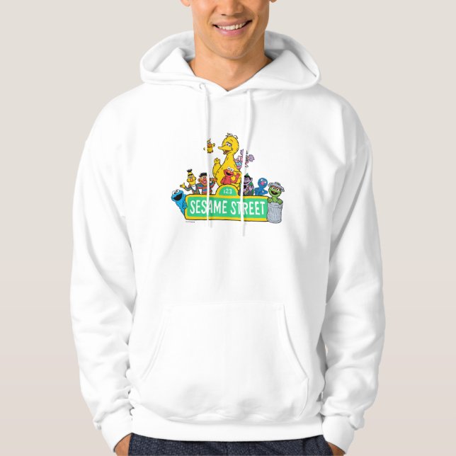 Sesame Street | All Around the Sesame Street Sign Hoodie (Front)