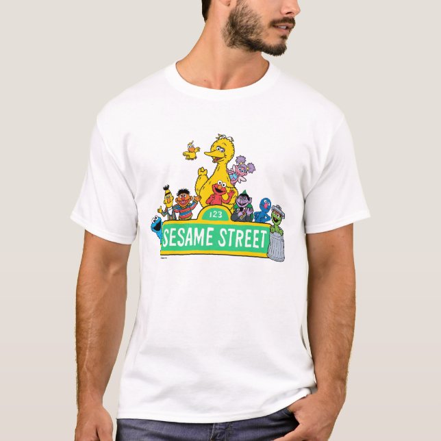 Sesame Street | All Around the Sesame Street Sign T-Shirt (Front)