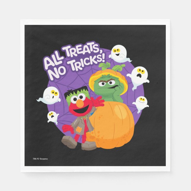 Sesame Street | All Tricks No Treats! Napkin (Front)