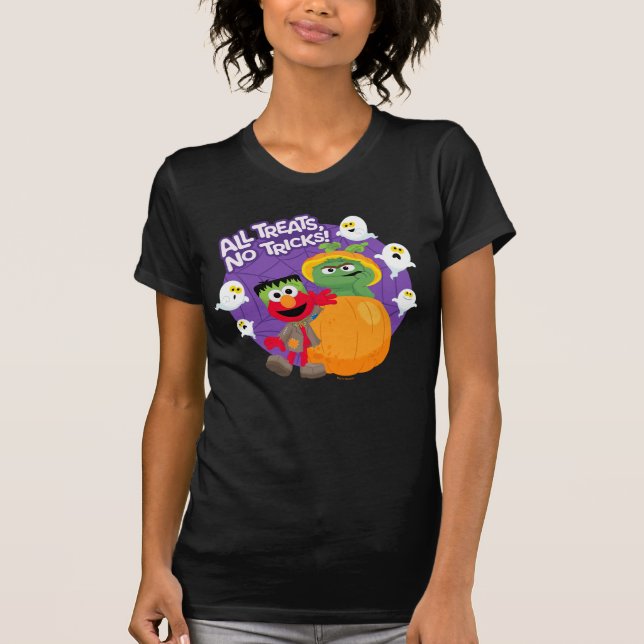 Sesame Street | All Tricks No Treats! T-Shirt (Front)
