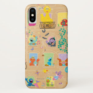 Sesame Street Apartment Windows Pattern Case-Mate iPhone Case