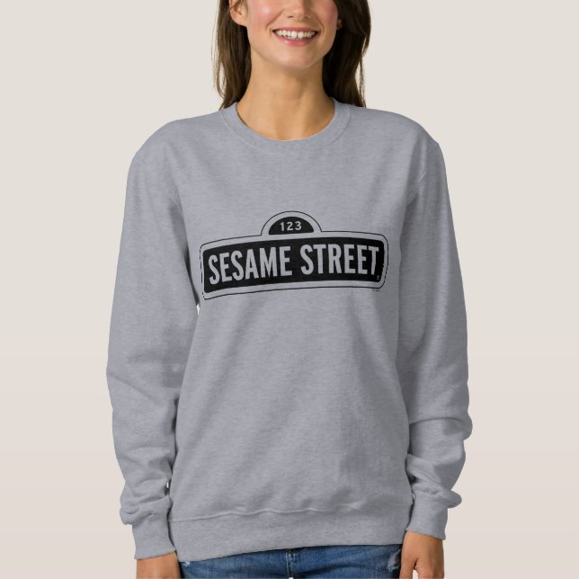 Sesame Street | B&W Logo Sweatshirt (Front)
