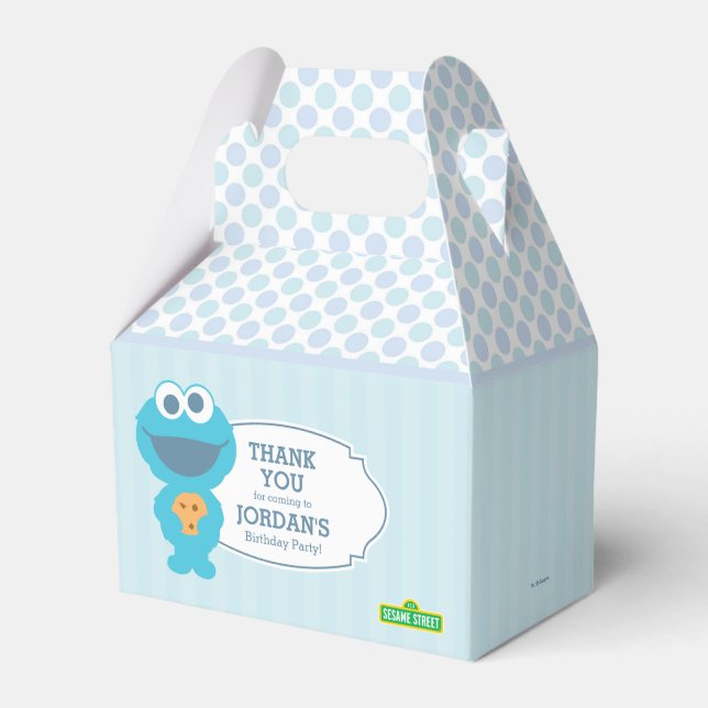 Sesame Street | Baby Cookie Monster Favour Box (Front Side)