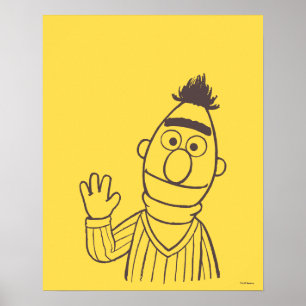 Sesame Street   Bert Bright Poster