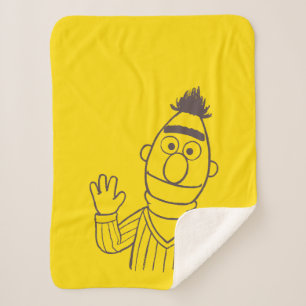 Sesame Street   Bert Bright Sherpa Blanket