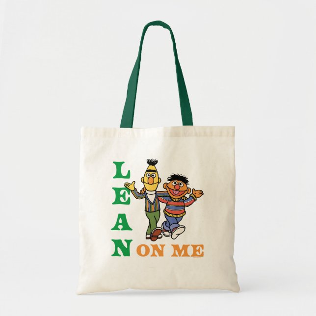 Sesame Street | Bert & Ernie Lean on Me Tote Bag (Front)