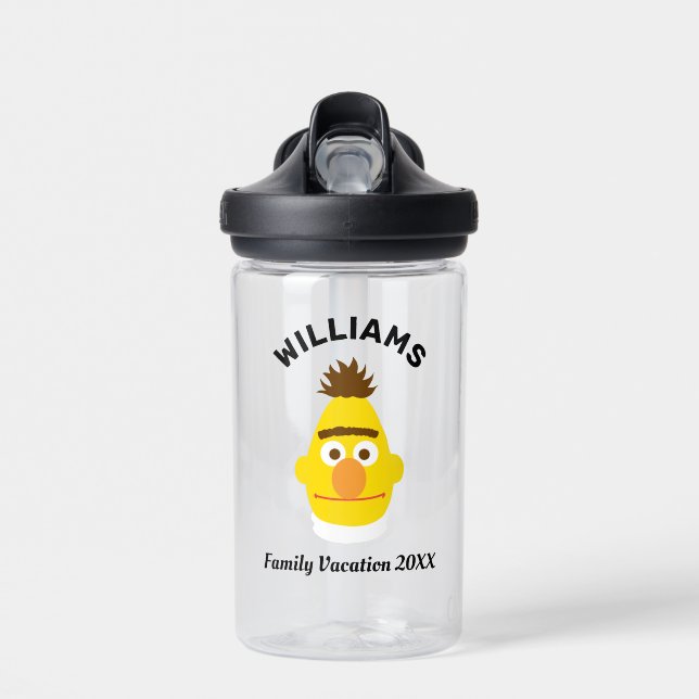 Sesame Street | Bert Family Vacation Water Bottle (Front)