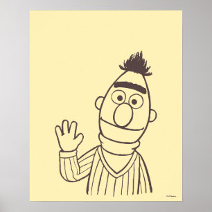 Sesame Street Bert Poster