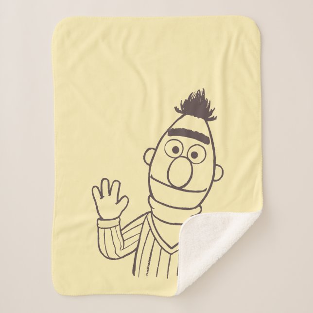 Sesame Street | Bert Sherpa Blanket (Front)