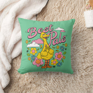 Sesame Street Best Yellow Bird Pals Cushion