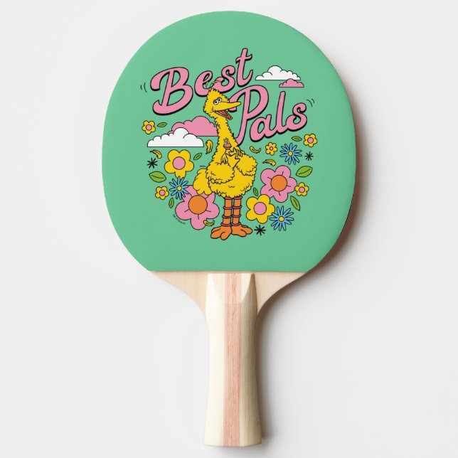 Sesame Street | Best Yellow Bird Pals Ping Pong Paddle (Front)