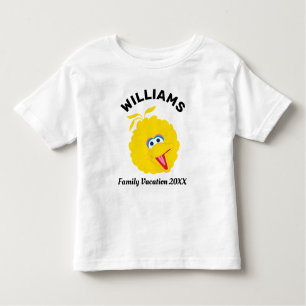 Sesame Street Big Bird Family Vacation Toddler T-Shirt