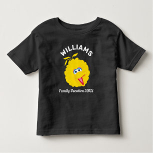 Sesame Street Big Bird Family Vacation Toddler T-Shirt