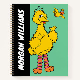 Sesame Street   Big Bird & Little Bird   Add Name Notebook