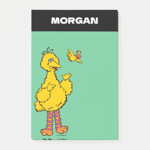 Sesame Street Big Bird & Little Bird Add Name Post-it Notes