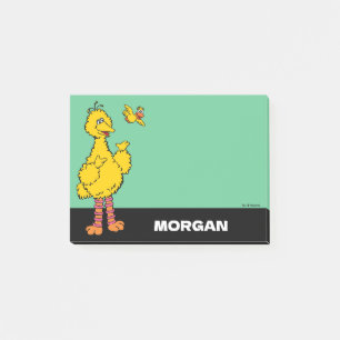 Sesame Street Big Bird & Little Bird Add Name Post-it Notes
