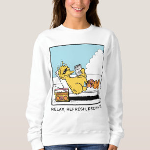 Sesame Street Big Bird Relax Refresh Recharge Sweatshirt