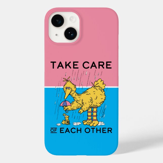 Sesame Street | Big Bird Take Care of Each Other Case-Mate iPhone Case (Back)