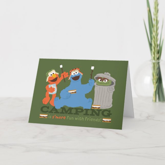 Sesame Street | Camping Is S'more Fun With Friends Card (Front)